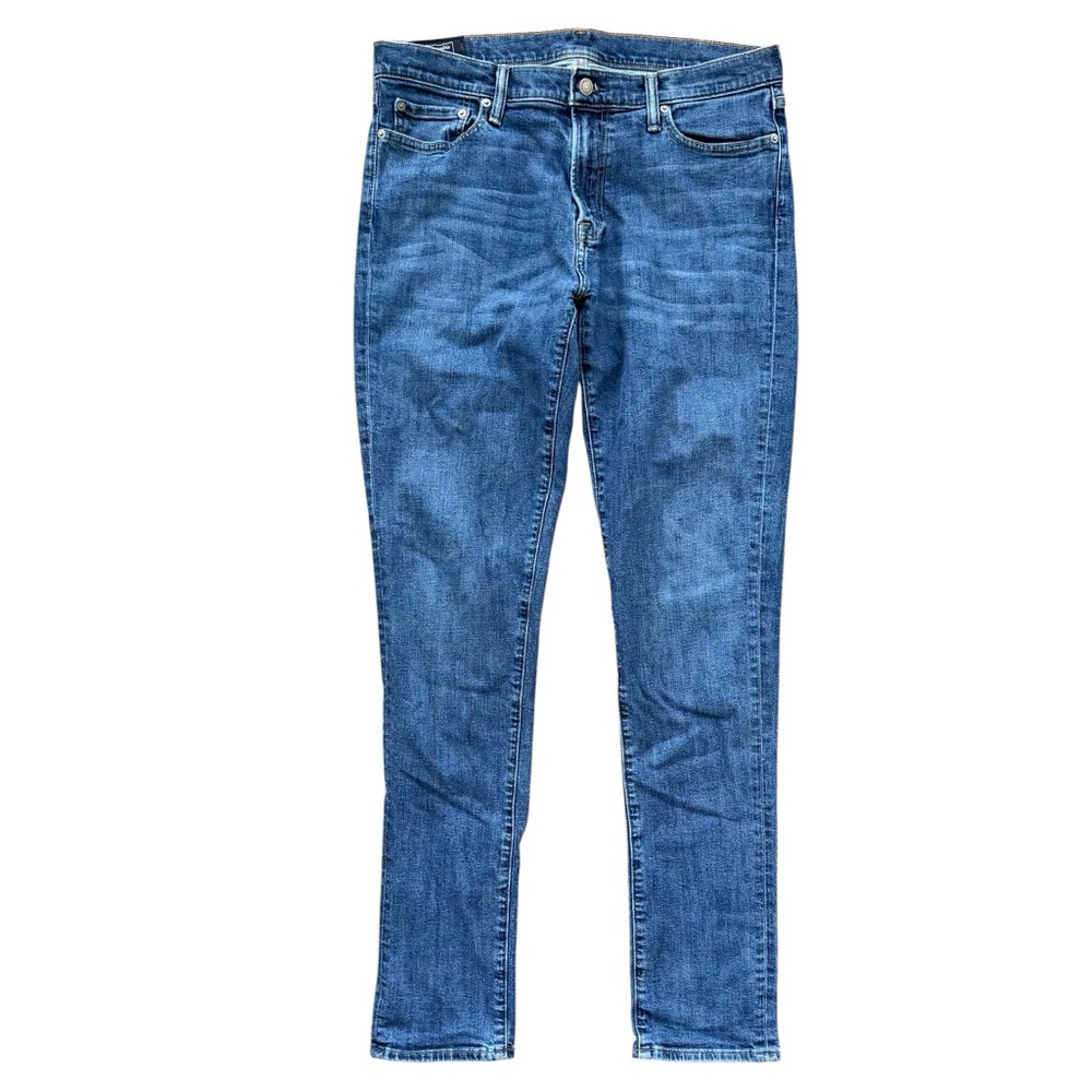 Abercrombie & Fitch Men’s Athletic Slim Stretch Medium Wash Denim Jeans Sz 34x36